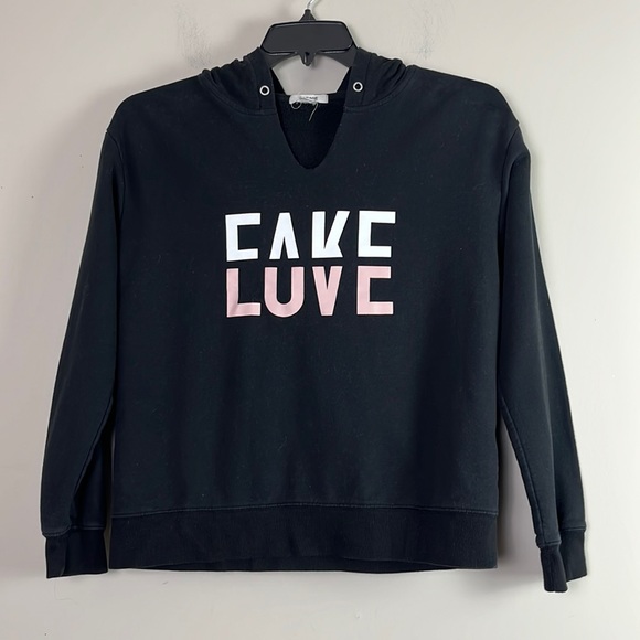 Garage Sweaters - Garage Hoodie Women Size Large Pullover Graphic Hoodie Cotton Blend